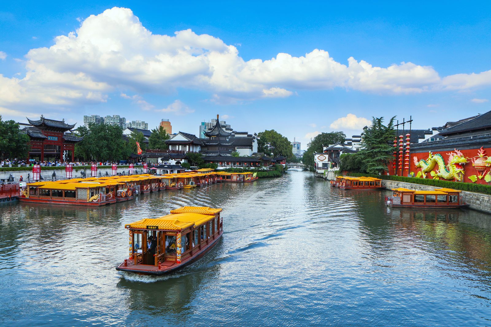 Confucius Temple and Qinhuai River
